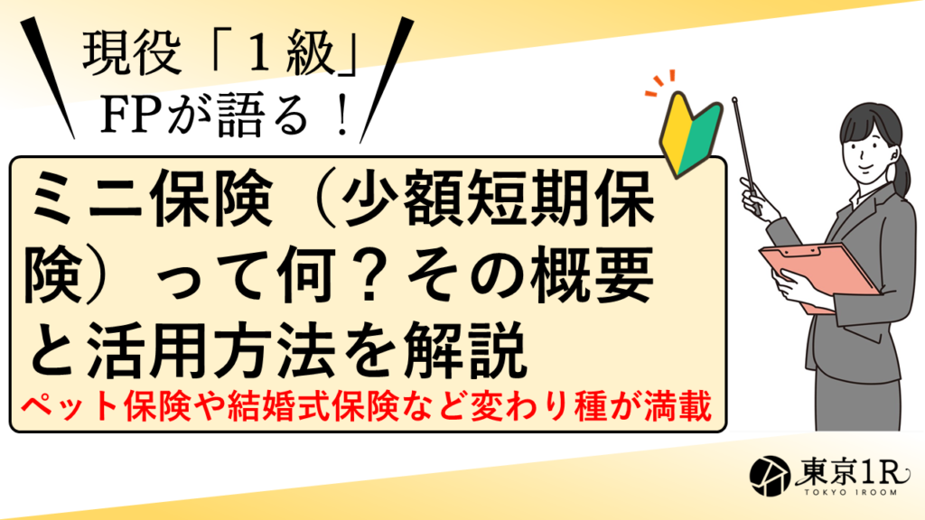 ミニ保険（少額短期保険）って何？その内容と活用方法を解説